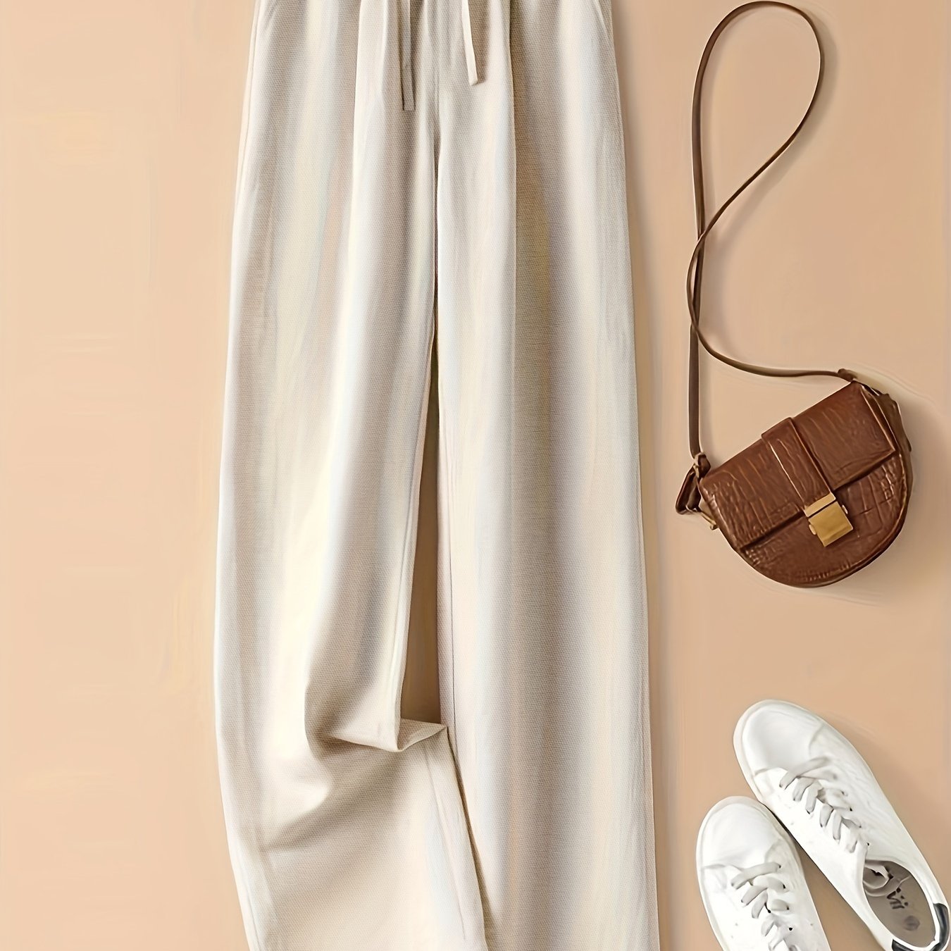 High-Waist Linen Pants – Lightweight, Breathable