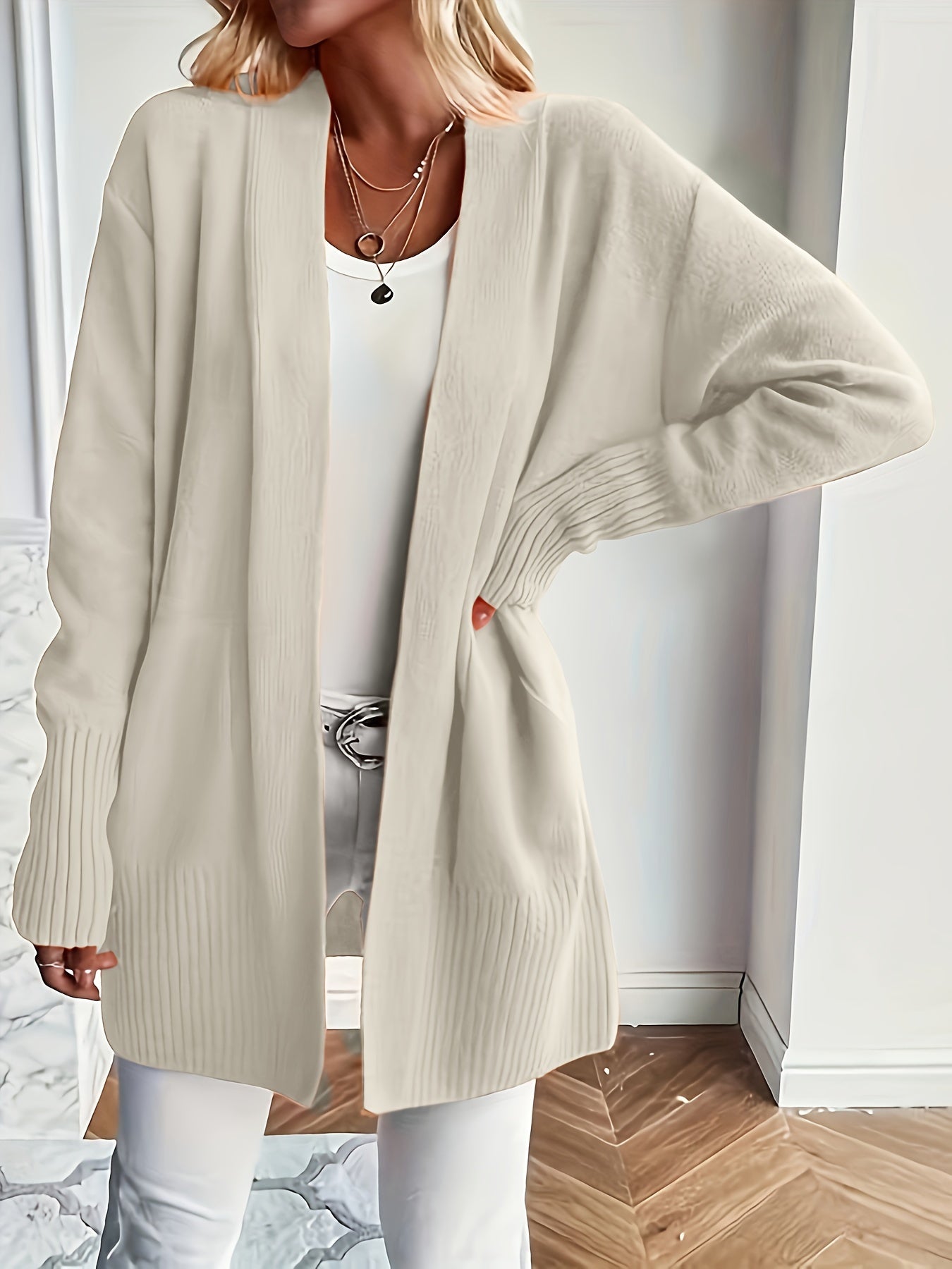 Cozy Open Front Cardigan