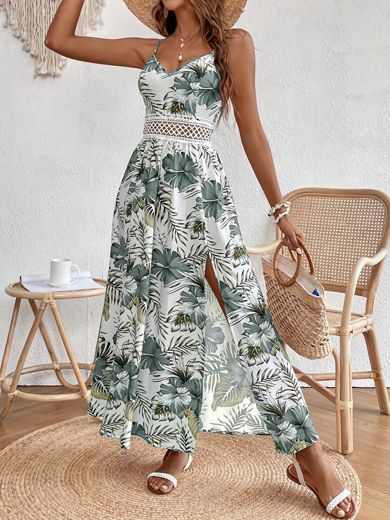 Floral Maxi Dress - Boho & Elegant