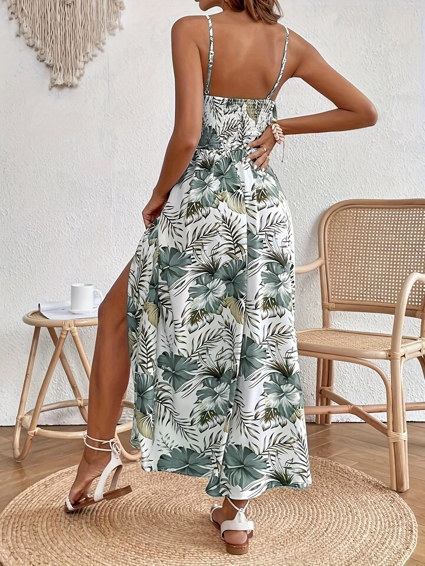 Floral Maxi Dress - Boho & Elegant