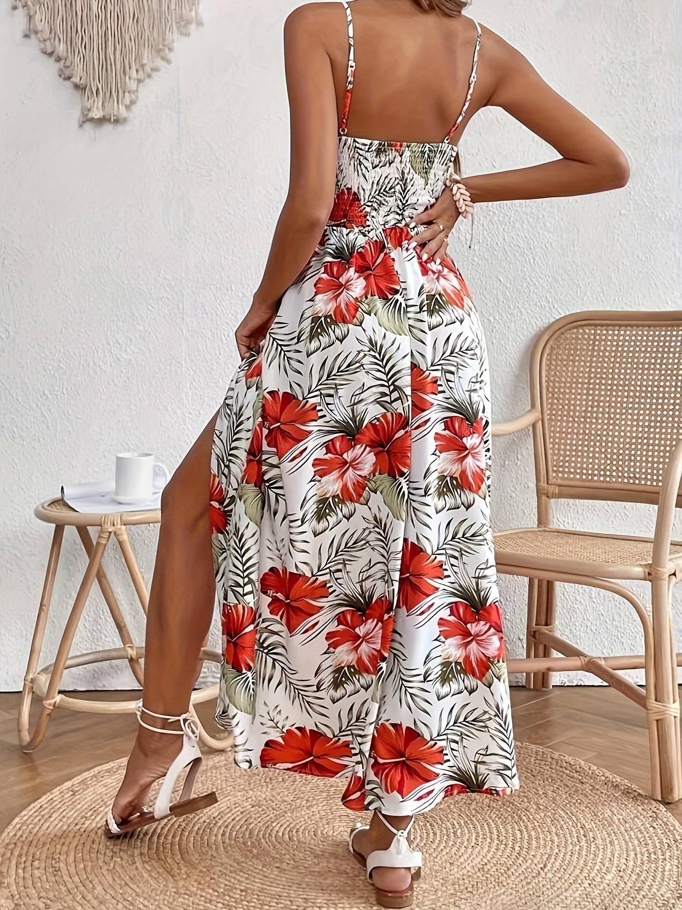 Floral Maxi Dress - Boho & Elegant