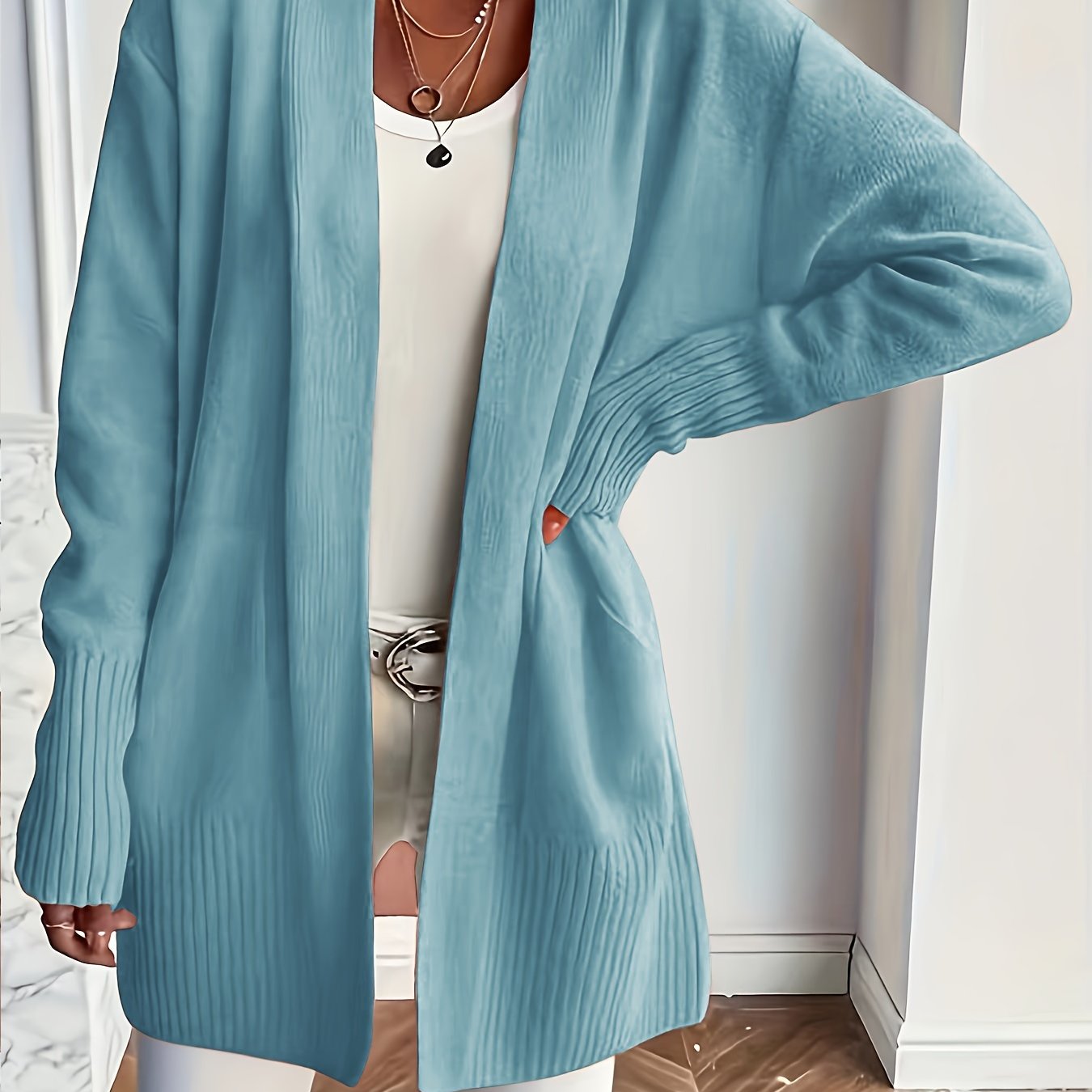 Cozy Open Front Cardigan