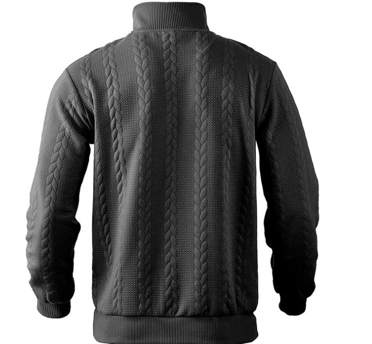 Men’s Quarter Zip Sweater – Classic Everyday Fit