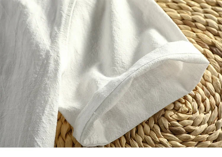 Classic Linen Polo Shirt – Breathable & Lightweight