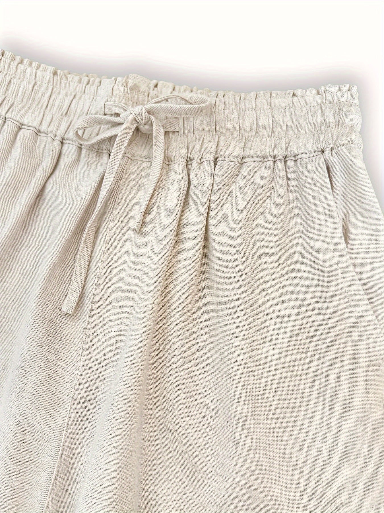 High-Waist Linen Pants – Lightweight, Breathable