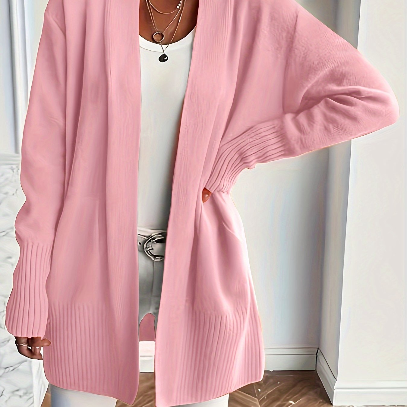 Cozy Open Front Cardigan