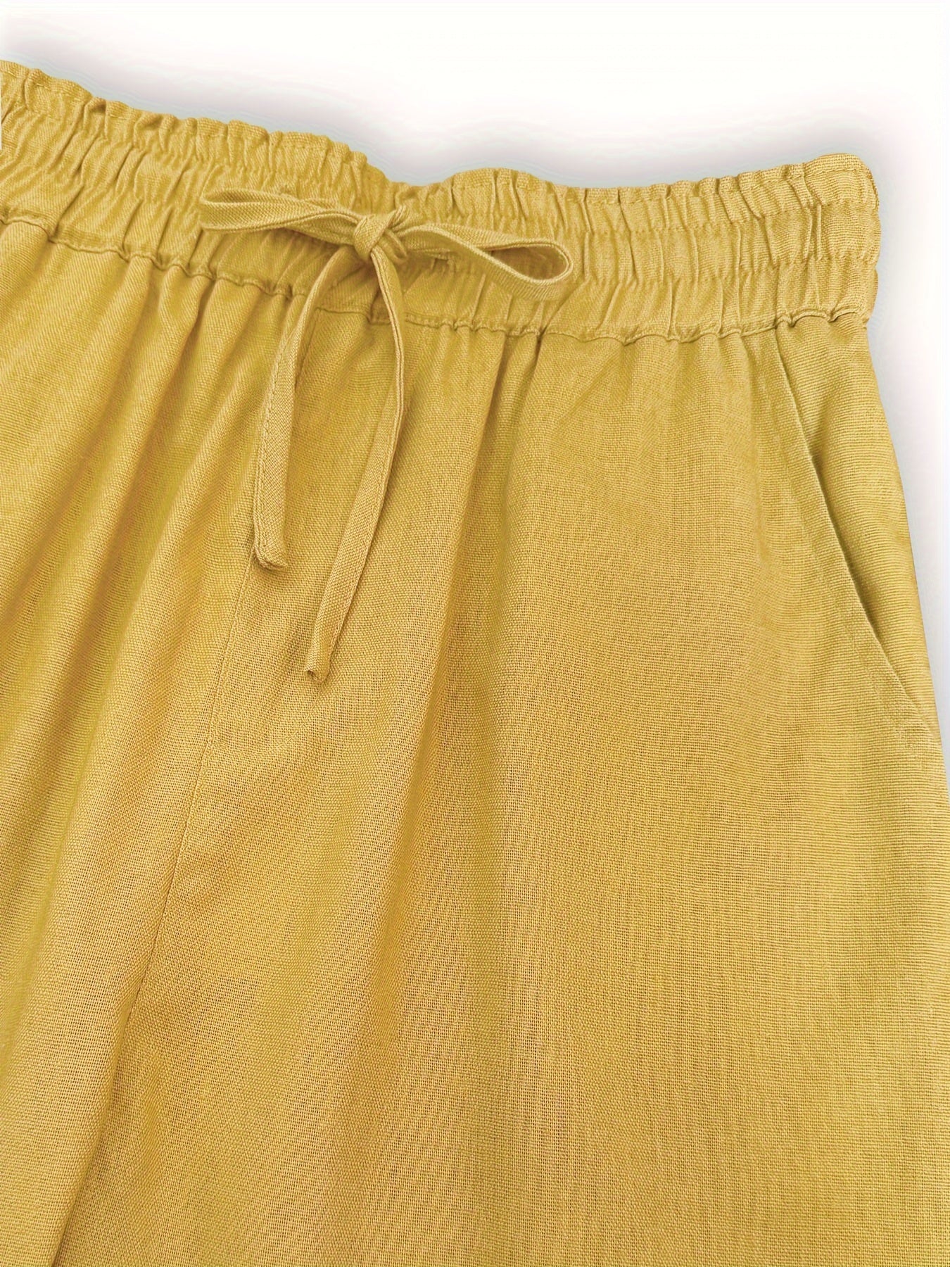 High-Waist Linen Pants – Lightweight, Breathable