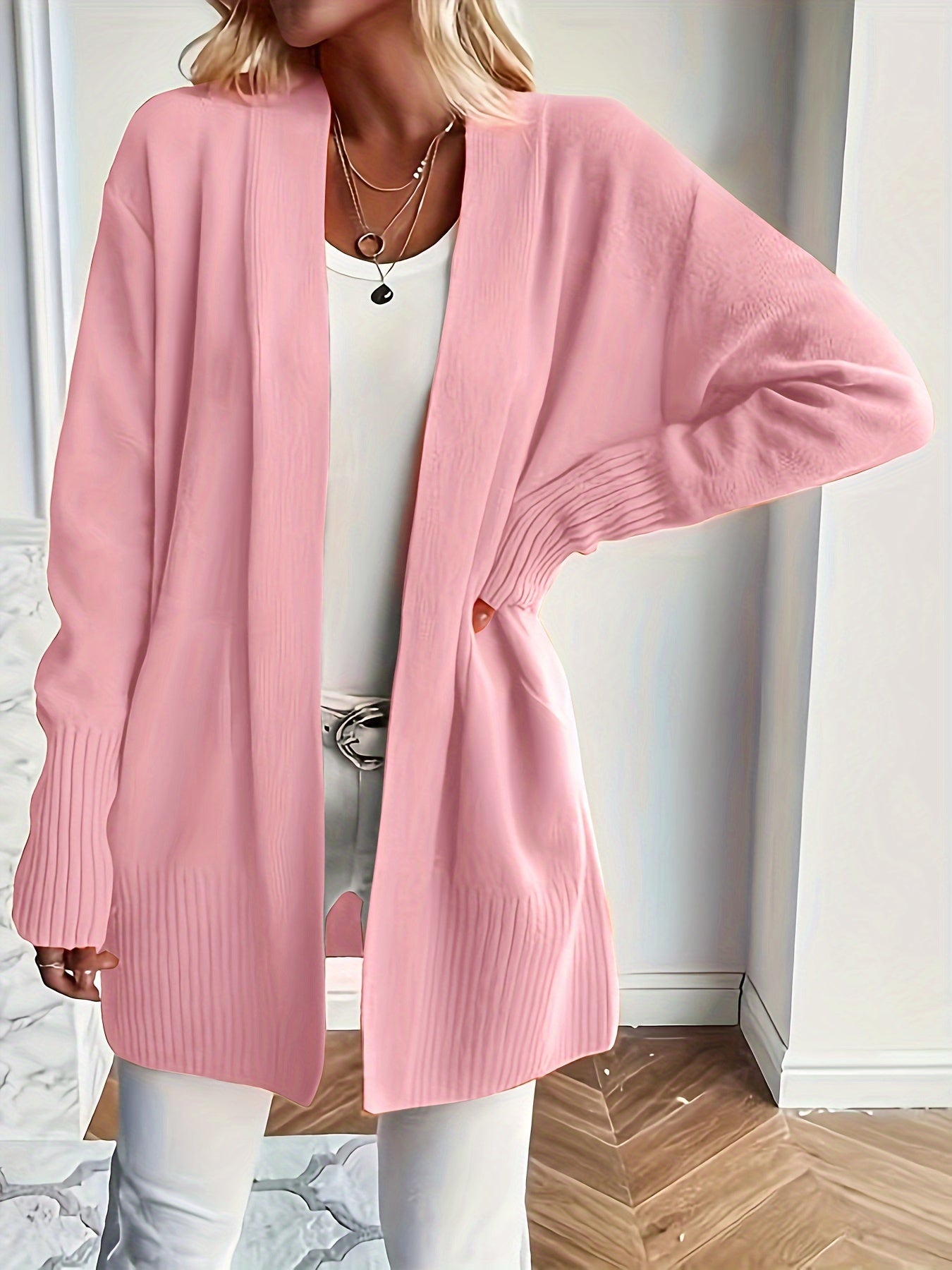 Cozy Open Front Cardigan