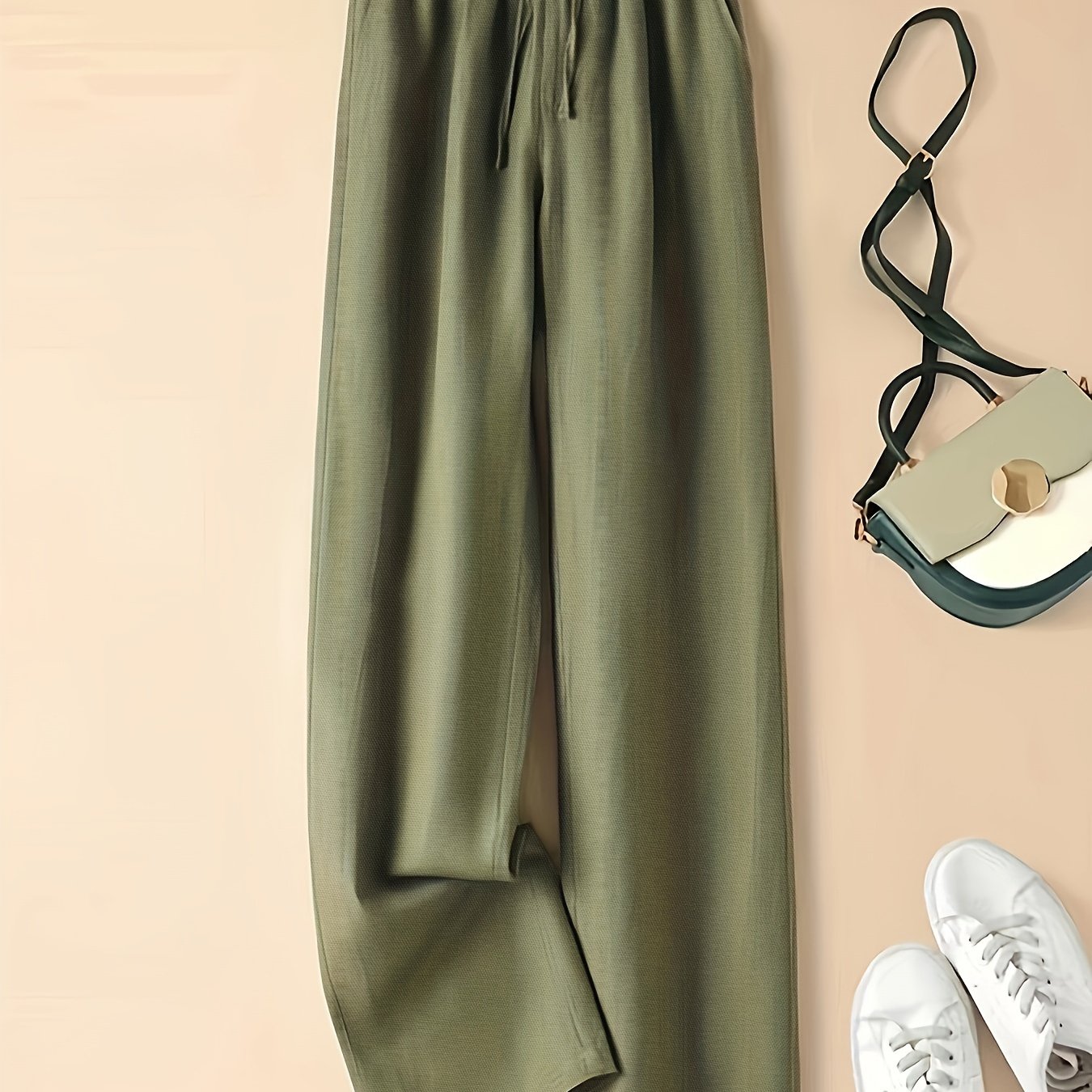 High-Waist Linen Pants – Lightweight, Breathable
