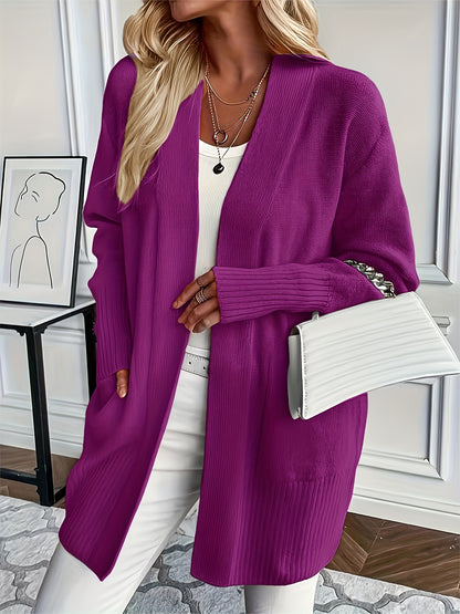 Cozy Open Front Cardigan