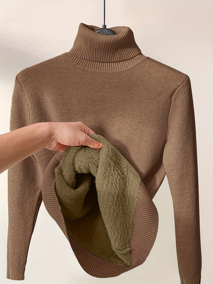 Long Sleeve Turtleneck Sweater – Soft, Warm & Stylish