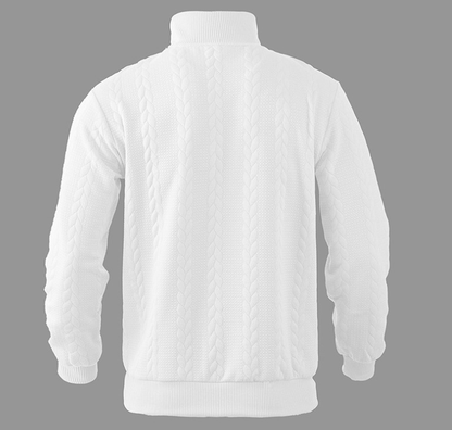 Men’s Quarter Zip Sweater – Classic Everyday Fit