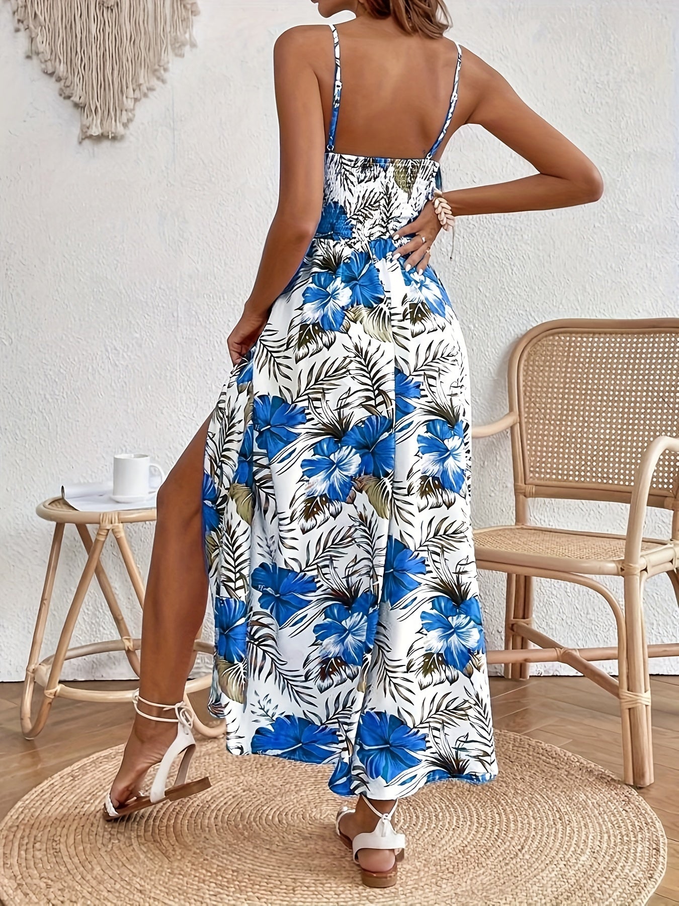 Floral Maxi Dress - Boho & Elegant