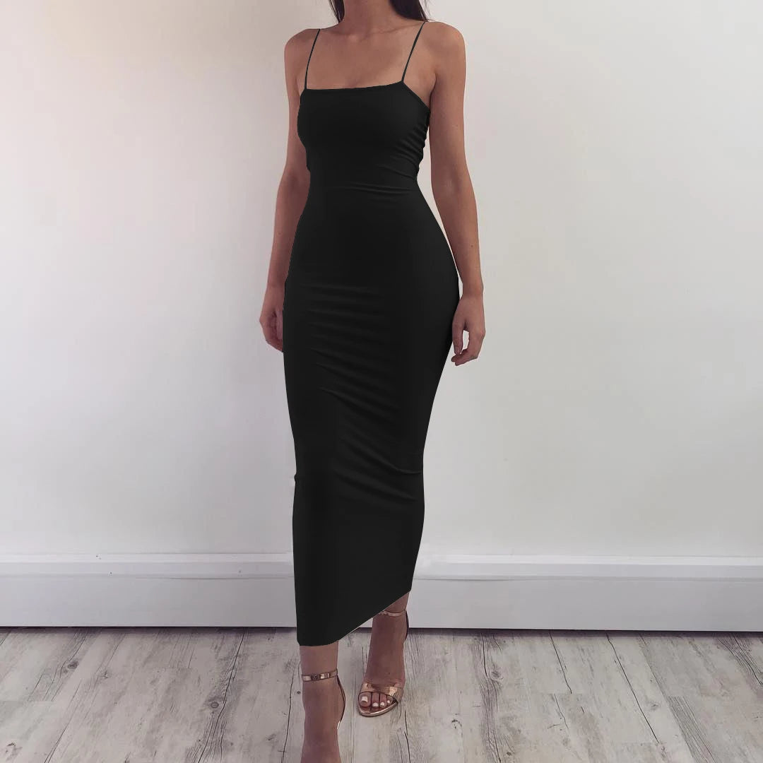 Elegant Bodycon Maxi Dress