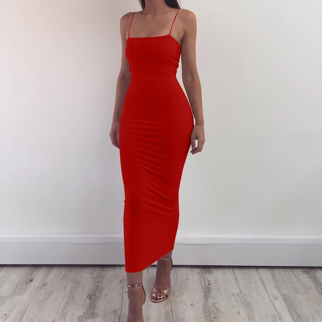 Elegant Bodycon Maxi Dress