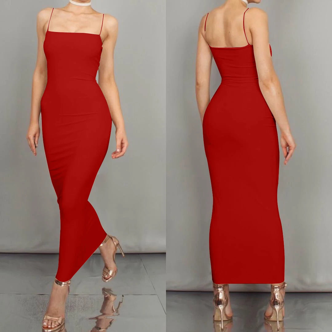 Elegant Bodycon Maxi Dress