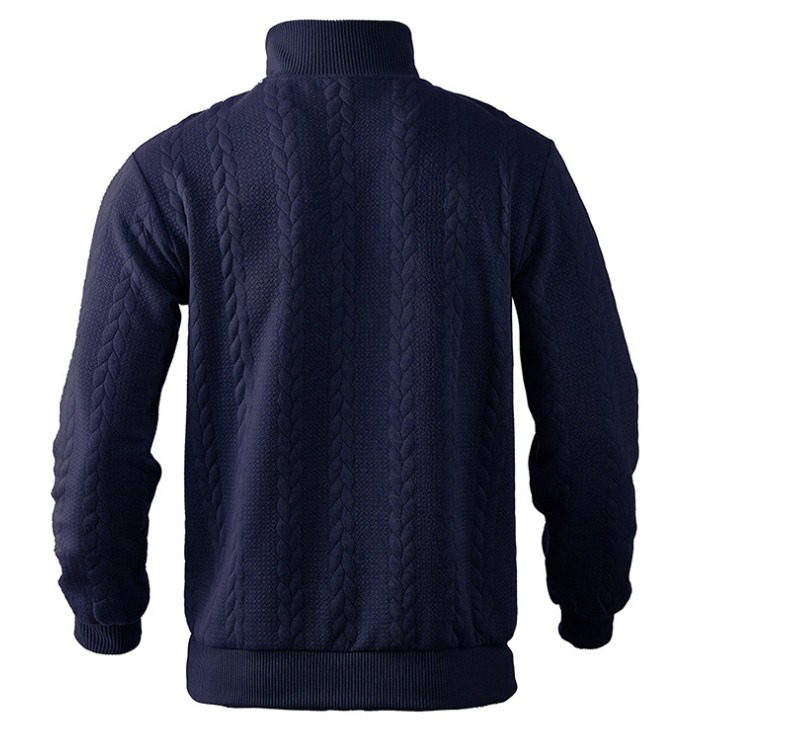 Men’s Quarter Zip Sweater – Classic Everyday Fit