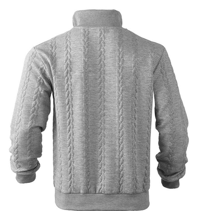 Men’s Quarter Zip Sweater – Classic Everyday Fit