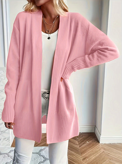 Cozy Open Front Cardigan
